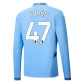 Prima Maglia Foden Manchester City 2024/2025 Manica Lunga